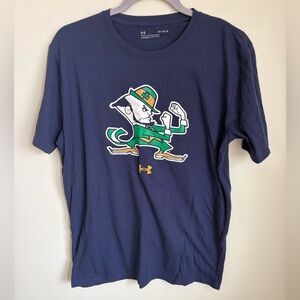 Under Armour Men’s Navy Notre Dame Fighting Irish Graphic T-Shirt Size M